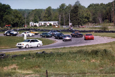 TR-8 "No. 8" car - 3rd from the left on the inside of the track